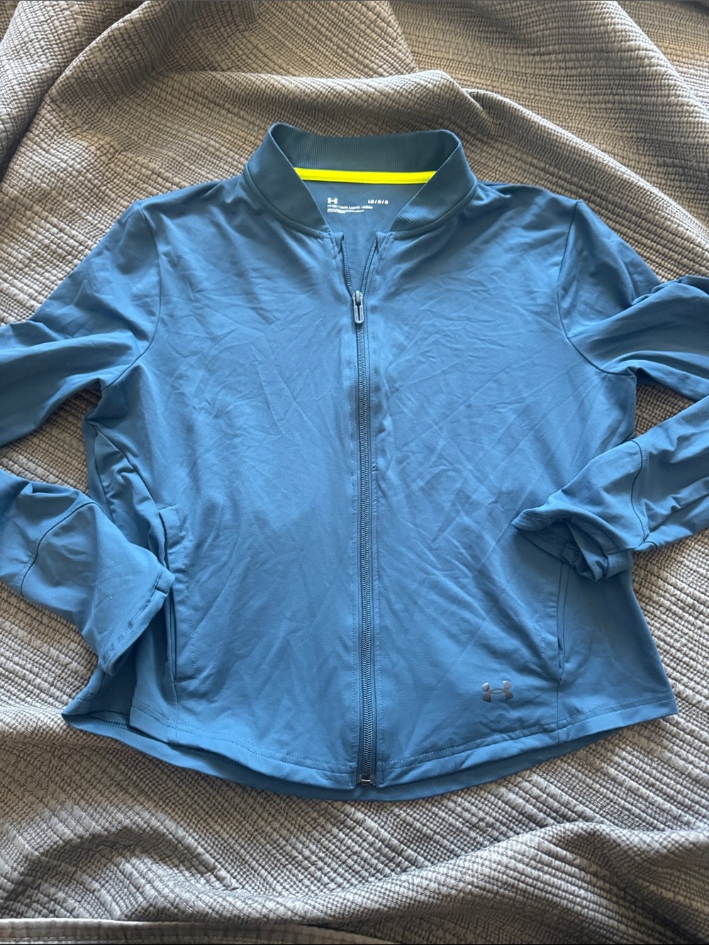 Under Armour Teal-Blue Women's Full-Zip Bomber Jacket